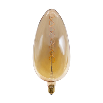 Tronic Glass Egg Shaped Vintage Bulb 8W E27 (Screw Type)