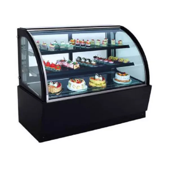 Generic Commercial Cake Cold Refrigerator Display Chinese Style 1.0m Silver