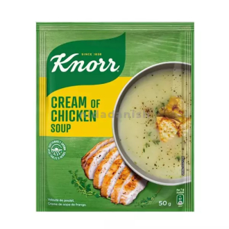 Knorr Packet Soup 50gm Cream of Chicken Pack of 10