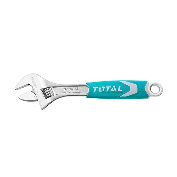 Total Adjustable Wrench 8” With Total Style Handle Tht101086 1 Total Adjustable Wrench 8” With Total Style Handle Tht101086