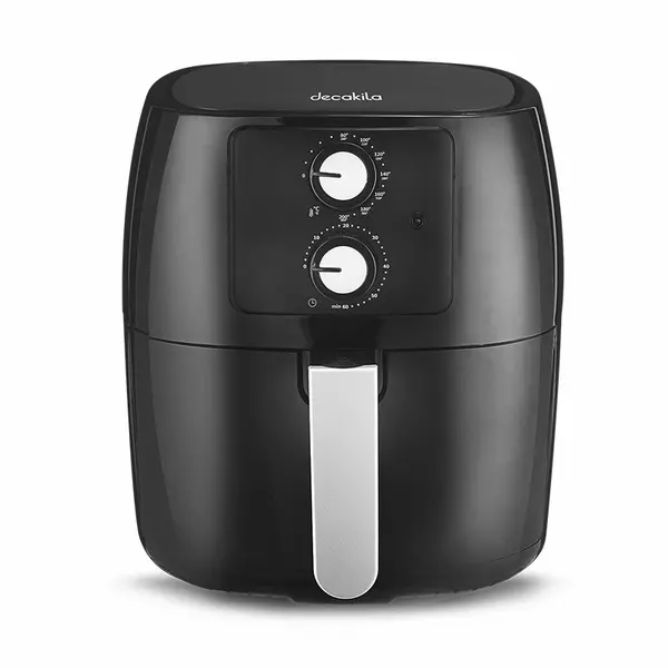 Decakila Airfryer 4.5L Manual 1400W Keec038B 60 Mins Timer Single Pot With Nonstick Coat Adjustable Temperature Automatic Shut Off 1 Decakila Airfryer 4.5L Manual 1400W Keec038B 60 Mins Timer Single Pot With Nonstick Coat Adjustable Temperature Automatic Shut Off
