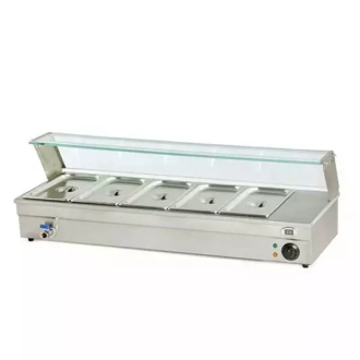 Generic Commercial Bain Marie Table Top 5 Pan Electric