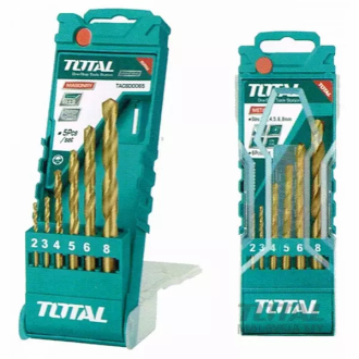 Total Drill Bit Set HSS Twisted 6pcs TACSD0065