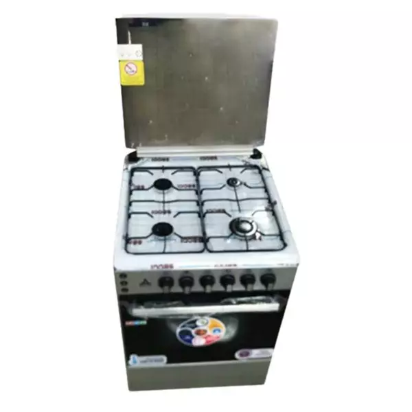 Delta Free Standing Cooker 60X60 4 Gas Burner With Gas Oven &Amp; Grill Inox Dgc-6040.I 1 Delta Free Standing Cooker 60X60 4 Gas Burner With Gas Oven &Amp; Grill Inox Dgc-6040.I