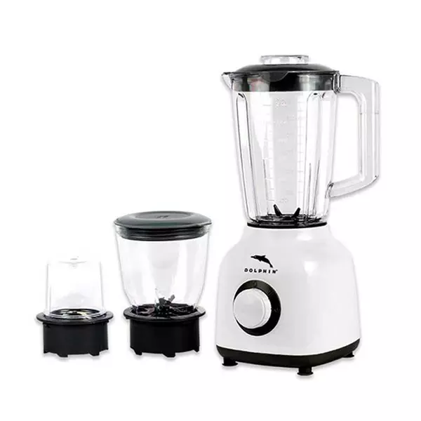 Dolphin Blender 3In1 1.5L Jar 350W Me-Bgc03 1 Dolphin Blender 3In1 1.5L Jar 350W Me-Bgc03