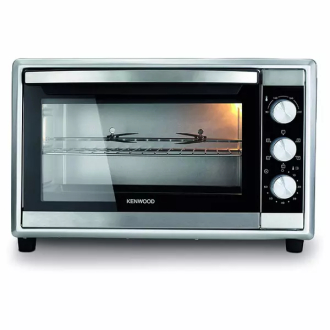 Kenwood Oven Electric 56l with Rosting Function 2200w Mom56.000ss - 120 Mins Timer Stainless Steel Heating Elements Inner Light