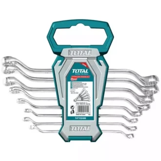 Total Offset Ring Spanner Set 8pcs THT102486