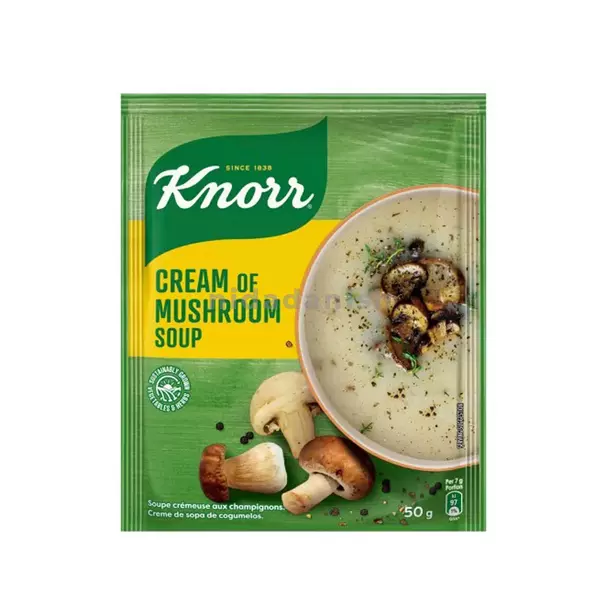 Knorr Packet Soup 50Gm Cream Of Mushroom Pack Of 10 1 Knorr Packet Soup 50Gm Cream Of Mushroom Pack Of 10