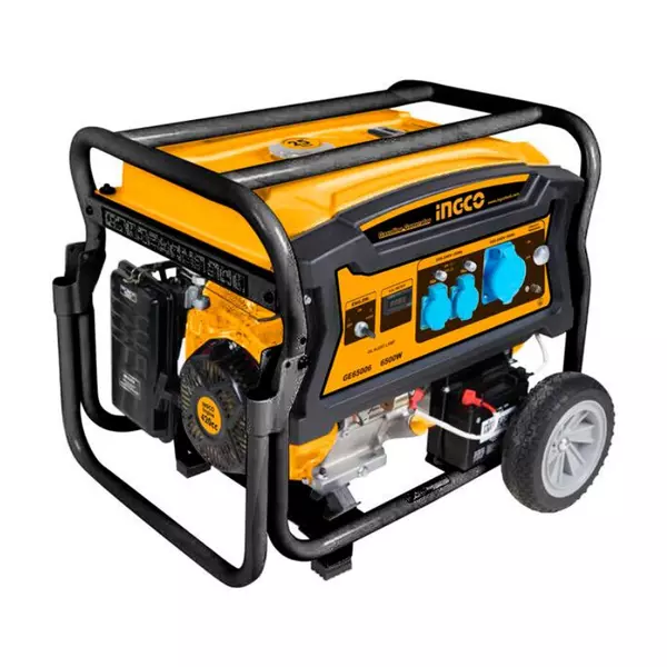 Ingco Petrol Generator 5Kw 4 Stroke Pull Start &Amp; Electric Start Ge65006 1 Ingco Petrol Generator 5Kw 4 Stroke Pull Start &Amp; Electric Start Ge65006