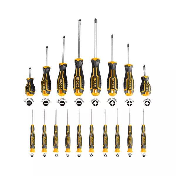 Ingco Screwdriver And Precision Screwdriver Set 18Pcs Hksd1828 1 Ingco Screwdriver And Precision Screwdriver Set 18Pcs Hksd1828