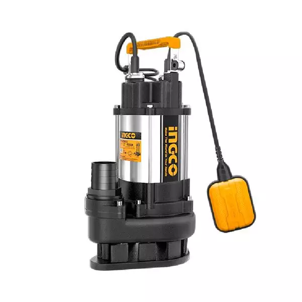 Ingco Submersible Sewage Water Pump 1100W With With Copper Wire Motor, 9M Cable, Float Switch Spds11008 1 Ingco Submersible Sewage Water Pump 1100W With With Copper Wire Motor, 9M Cable, Float Switch Spds11008