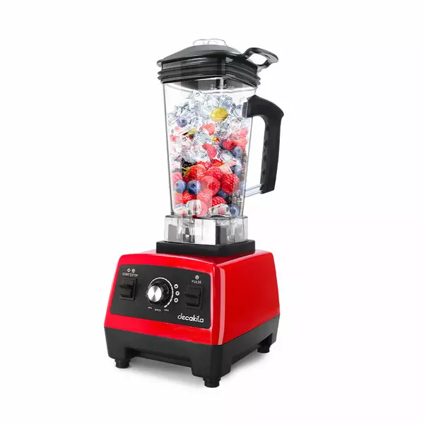 Decakila Blender 2.0L Plastic Jug With Stainless Steel Blades 1600W Kejb031R Unbreakable Material High Temperature Protection Anti Slip Feet Design 1 Decakila Blender 2.0L Plastic Jug With Stainless Steel Blades 1600W Kejb031R Unbreakable Material High Temperature Protection Anti Slip Feet Design