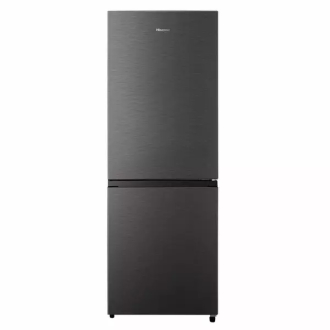 Hisense Refrigerator 223L Double Door, Bottom Freezer, Titanium Silver H300BTS