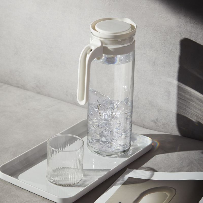 Ocean Jug Terra Pitcher Star White 1390Ml – Stylish Glass Serve Pitcher For Water, Juice &Amp; Cold Beverages 3B2434901G0008 4 Ocean Jug Terra Pitcher Star White 1390Ml – Stylish Glass Serve Pitcher For Water, Juice &Amp; Cold Beverages 3B2434901G0008