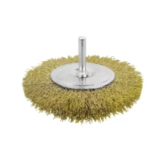 Total Circular Grinding Wire Brush 50mm 2" with Shank 1/4" for Drill TAC34021