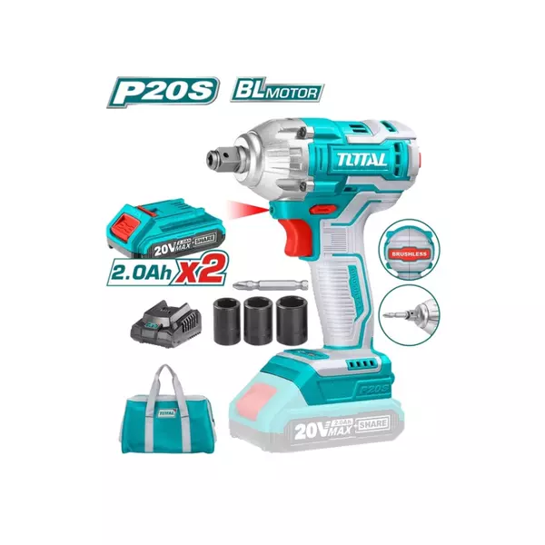 Total Impact Driver &Amp; Wrench Cordless Lithium-Ion 20V Tiwli20208 1 Total Impact Driver &Amp; Wrench Cordless Lithium-Ion 20V Tiwli20208