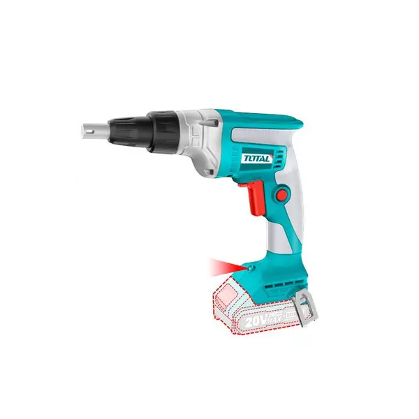 Total Cordless Drywall Screwdriver 20V Lithium-Ion With Battery &Amp; Charger Tdsli2042006 1 Total Cordless Drywall Screwdriver 20V Lithium-Ion With Battery &Amp; Charger Tdsli2042006