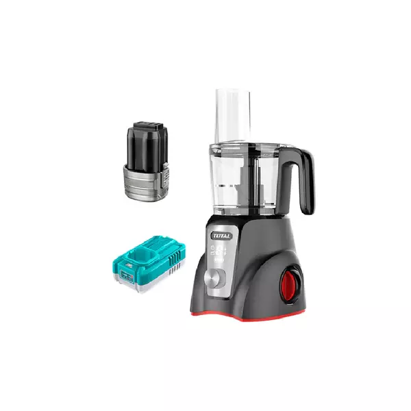 Total Cordless Food Processor 250W Dc 16V Lithium-Ion With 2 Speed Control, 3 Functions, Led Display, Steel Blades Tmg027K 1 Total Cordless Food Processor 250W Dc 16V Lithium-Ion With 2 Speed Control, 3 Functions, Led Display, Steel Blades Tmg027K