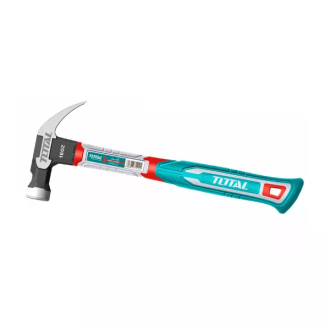 Total Claw Hammer 345mm 16oz/450g with Magnetic Nail Function, Drop-Forged Hammer Head THCH61016L