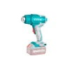 Total Cordless Heat Gun 20V 300/550°C with Reduction, Reflector & Flat Nozzle, 4.0Ah Battery & Charger TBLI20025