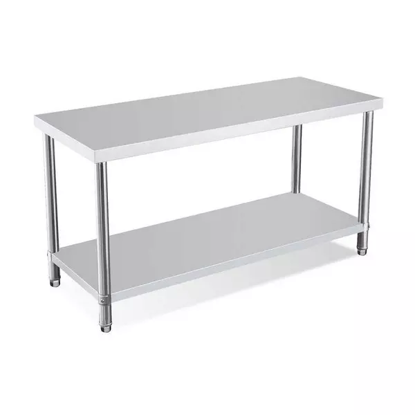 Generic Commercial Working Table 1.5M Stainless Steel 1 Generic Commercial Working Table 1.5M Stainless Steel